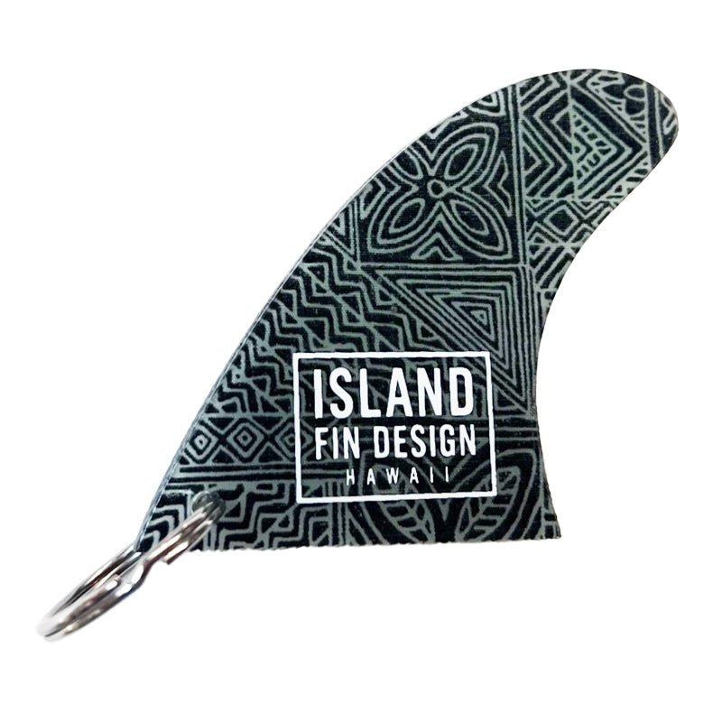 Island Fin Design Keychain