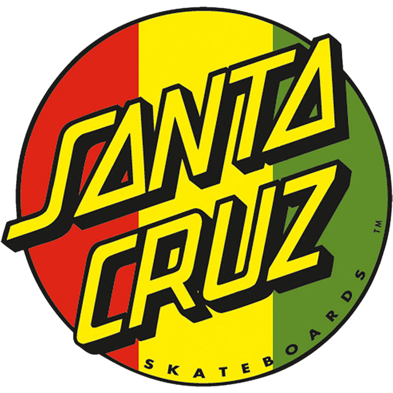 Santa Cruz Rasta Dot Decal 3