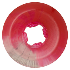 54mm DNA Curbsuckers Bloodsuckers Red Clear Swirl 95a OJ Skateboard Wheels