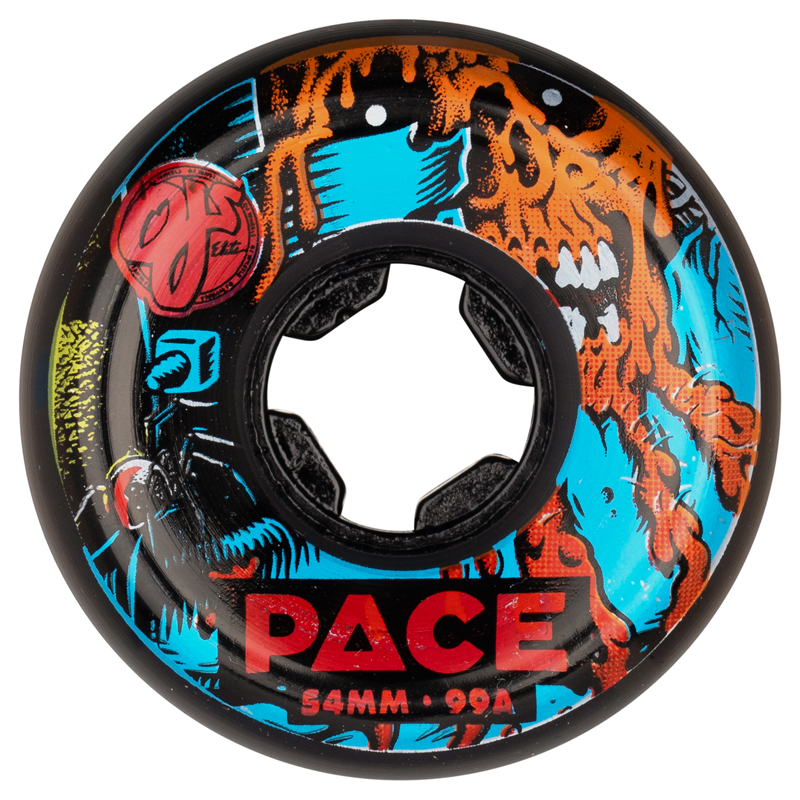 54mm Rob Pace Elite Mini Combos Black 99a OJ Skateboard Wheels