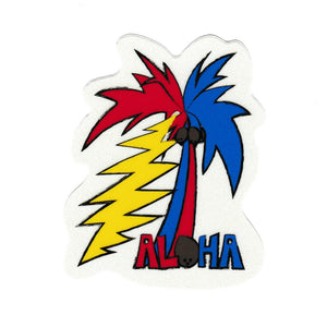 Aloha Palm Sticker 3"