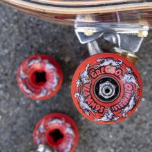 画像をギャラリービューアに読み込む, 56mm Gregson Masher II 50/50 Split Elite Red Black Mini Combo 97a OJ Skateboard Wheels
